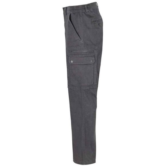 SOLS Mens Docker Stretch Cargo Pants / Dark Grey - Picture 2 of 3